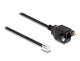 DeLOCK 87956 telefonkabel 0,3 m Sort