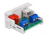 DeLOCK 81338 kabelsamler 2 x RCA Hvid