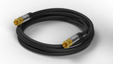 Goobay 70678 koaxial kabel 10 m F Sort