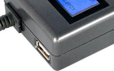 Inter-Tech NB-90U strømadapter og vekselret 90 W Sort