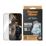 PanzerGlass ® ECO MATRIX Skærmbeskyttelse med D3O® iPhone 15 Pro | Ultra-Wide Fit m. AlignerKit