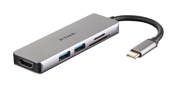 D-Link DUB-M530 dockingstation Ledningsført USB 3.2 Gen 1 (3.1 Gen 1) Type-C Aluminium