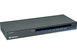 Trendnet 16-Port USB/PS/2 Rack Mount KVM Switch Stativ-montering Sort