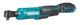 Makita WR100DZ elektrisk skiftenøgle 1/4" 800 rpm 47,5 Nm Sort, Blå 12 V