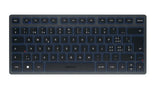 CHERRY KW 7100 MINI BT tastatur Universel Bluetooth QWERTZ Schweizisk Blå