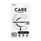 PanzerGlass CARE™ by ® Urban Combat Case Transparent m. Sort MagSafe iPhone 16 Pro