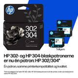 HP Original 302XL/304XL-blækpatron, sort