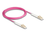 DeLOCK 88089 InfiniBand og fiberoptisk kabel 3 m LC Violet