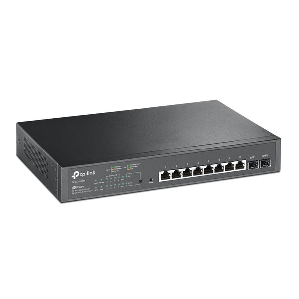 TP-Link JetStream TL-SG2210MP netværksswitch Administreret L2/L2+ Gigabit Ethernet (10/100/1000) Strøm over Ethernet (PoE) 1U Sort