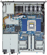 GIGABYTE E163-Z34-AAH1 AMD SoC Socket SP5 Stativ (1U) Sort, Stål