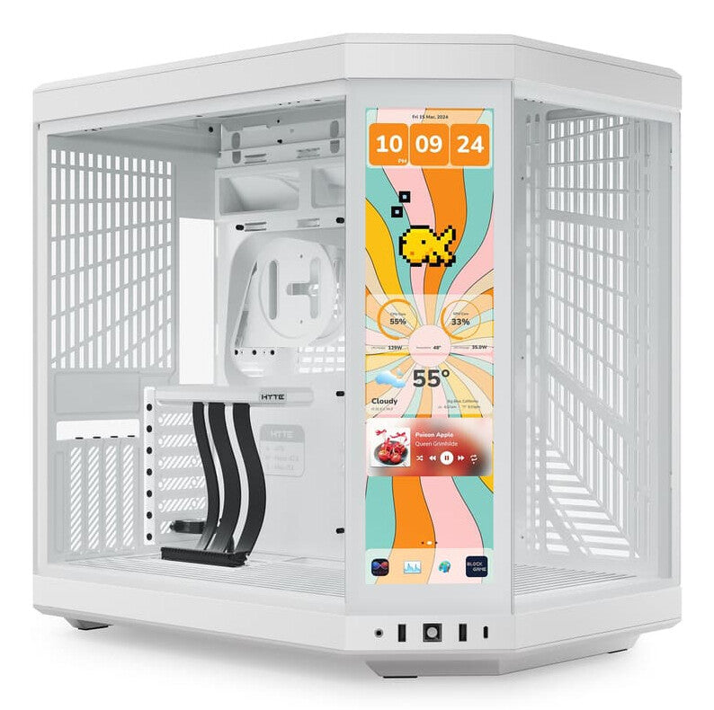 HYTE Y70 Touch Infinite Midi Tower Hvid
