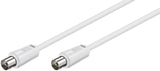 Goobay 68147 koaxial kabel 2,5 m Hvid