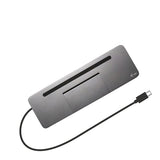i-tec Metal C31FLATDOCKPDPRO dockingstation Ledningsført USB 3.2 Gen 1 (3.1 Gen 1) Type-C Grå