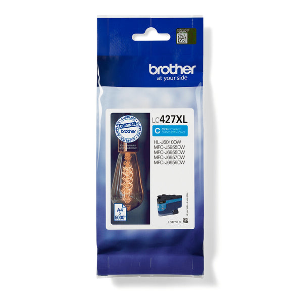 Brother LC-427XLC blækpatron 1 stk Original Højt (XL) udbytte Blå