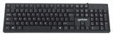 Manhattan 179324 tastatur Kontor USB QWERTZ Sort