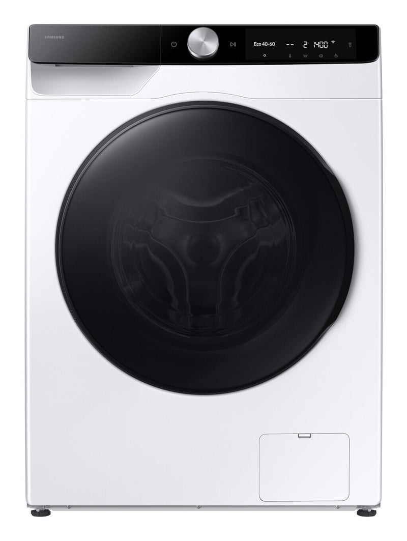Samsung WD90DG6G94BKU4 vaskemaskine - tørretumbler Fritstående Front-læsning Hvid