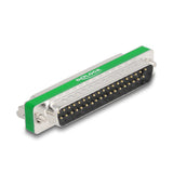 DeLOCK 66480 kabel kønsskifter D-Sub 37 pin Grøn, Sølv