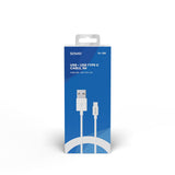 Savio CL-126 USB-kabel USB 2.0 1 m USB C USB A 0,48 Gbit/sek. Hvid