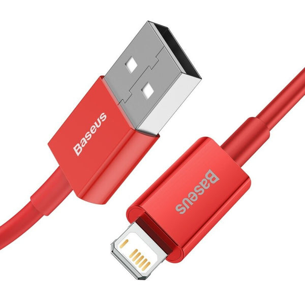 Baseus CALYS-A09 Lightning kabel 1 m Rød