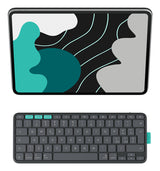 Logitech Flip Folio QWERTZ Tysk Bluetooth Grafit