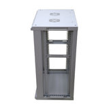 Extralink 18U 600X600 WALL-MOUNTED RACKMOUNT CABINET GRAY Vægmonteret stativ Grå