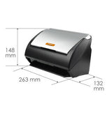 Plustek SmartOffice PS186 ADF-scanner 600 x 600 dpi A4 Sort, Sølv