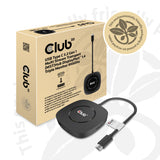 CLUB3D CSV-1550 dockingstation Ledningsført USB 3.2 Gen 1 (3.1 Gen 1) Type-C Sort
