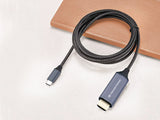 Conceptronic ABBY10G videokabel adapter 2 m USB Type-C HDMI Grå