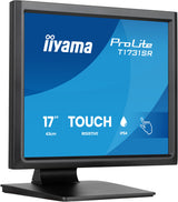 iiyama ProLite T1731SR-B2S computerskærm 43,2 cm (17") 1280 x 1024 pixel SXGA LCD Berøringsskærm Bord Sort