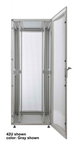 Intellinet 715560 stativ 36U Fritstående reol Sort