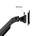 Multibrackets 7235 skærmbeslag og -stativer 81,3 cm (32") Skrivebord Sort