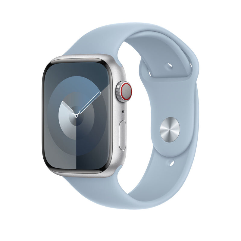 Apple MWMV3ZM/A Smart bærbart (wearable) tilbehør Band Lyse Blå Fluoroelastomer