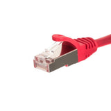 Netrack BZPAT05FR netværkskabel Rød 0,5 m Cat5e F/UTP (FTP)