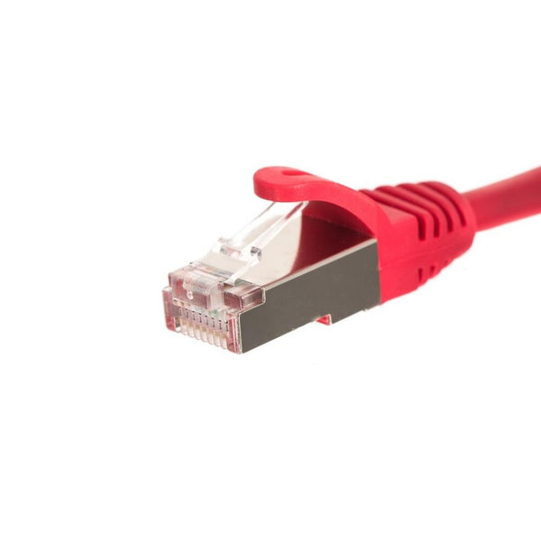 Netrack BZPAT05FR netværkskabel Rød 0,5 m Cat5e F/UTP (FTP)