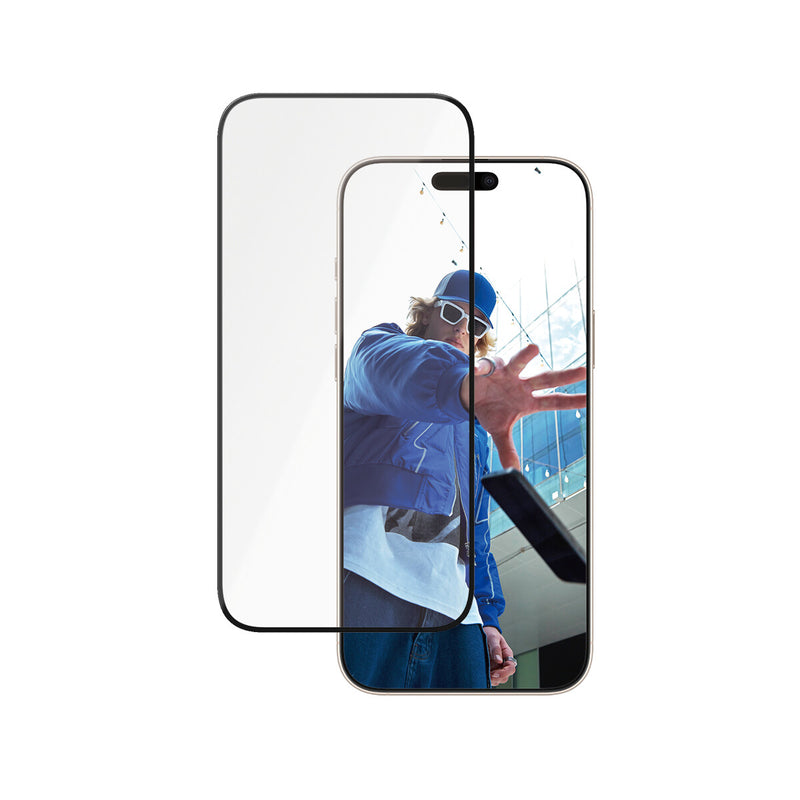 PanzerGlass ® Ceramic Skærmbeskyttelse iPhone 16 Pro Max | Ultra-Wide Fit m. EasyAligner