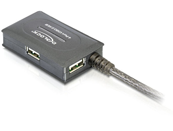 DeLOCK 82748 dockingstation Ledningsført USB 2.0 Grå