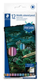 Staedtler Metallic Metallic, Flerfarvet 12 stk