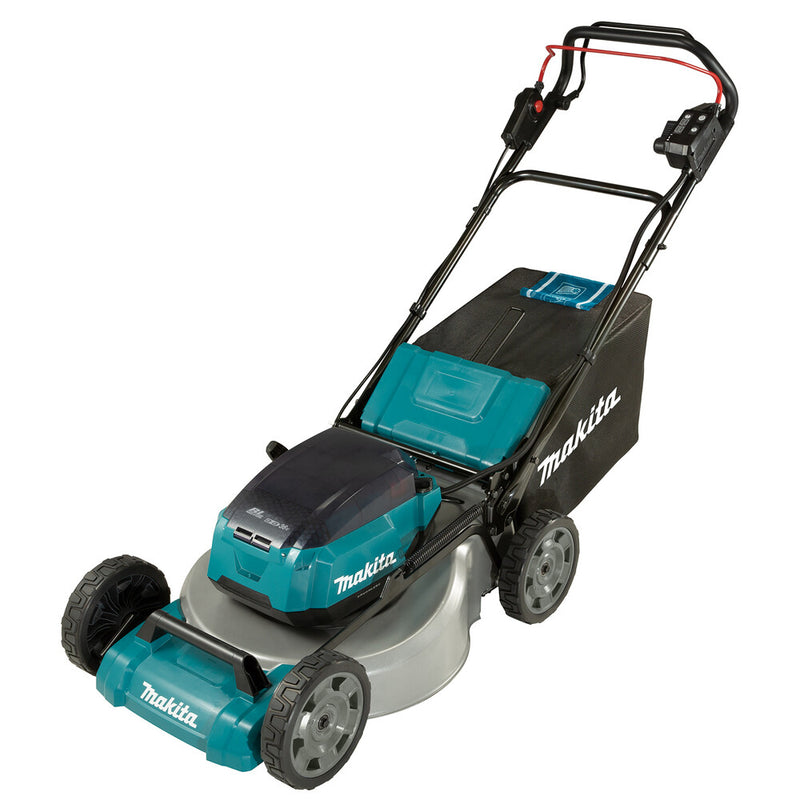 Makita DLM465Z plæneklipper Skubbe plæneklipper Batteri Sort, Blå, Grå