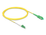 DeLOCK 83862 InfiniBand og fiberoptisk kabel 3 m LC SC LC/SC Gul