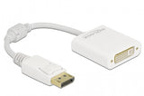 DeLOCK 61010 videokabel adapter 0,15 m DisplayPort DVI-D Hvid