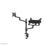 Neomounts DS20-425BL2 skærmbeslag og -stativer 68,6 cm (27") Skrivebord Sort