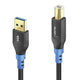 PureLink FI-U200-010-PCK USB-kabel USB 2.0 1 m USB A USB B 480 Gbit/sek. Sort, Blå