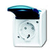 Busch-Jaeger 20EW-53 stikkontakt Hvid