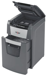 Rexel Optimum AutoFeed+ 130X papirmakulator Krydsmakulering 55 dB 22 cm Sort, Sølv