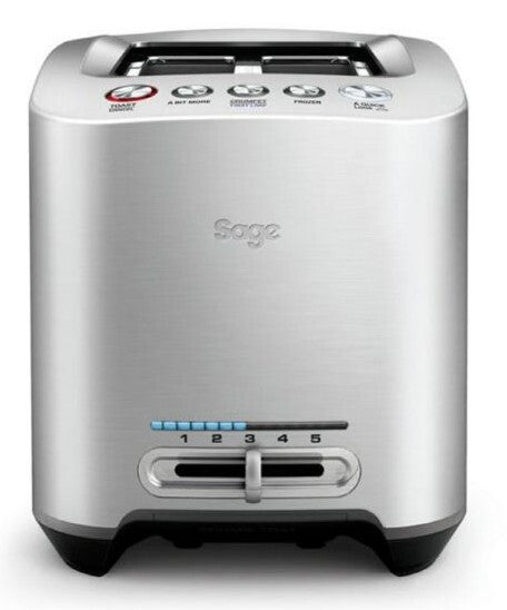 Sage the Smart Toast 5 2 skive(r) Sølv