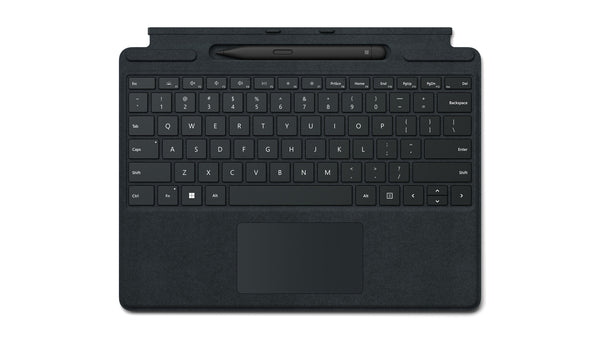 Microsoft Surface Pro Signature Keyboard with Slim Pen 2 AZERTY Fransk Microsoft Cover port Sort