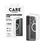 PanzerGlass CARE™ by ® Urban Explorer Case Transparant m. Hvid Qi Samsung Galaxy S26 Ultra