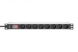 Digitus DN-95402-1-FR strømforsyningsenhed (PDU) 8 AC stikkontakt(er) 1U