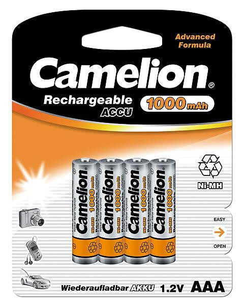 Camelion NH-AAA1000BP4 Genopladeligt batteri AAA Nikkel-Metalhydrid (NiMH)