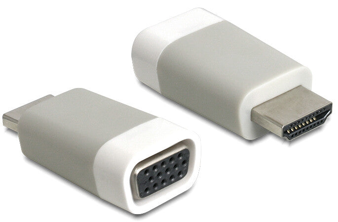 DeLOCK 65472 kabel kønsskifter HDMI-A VGA Hvid
